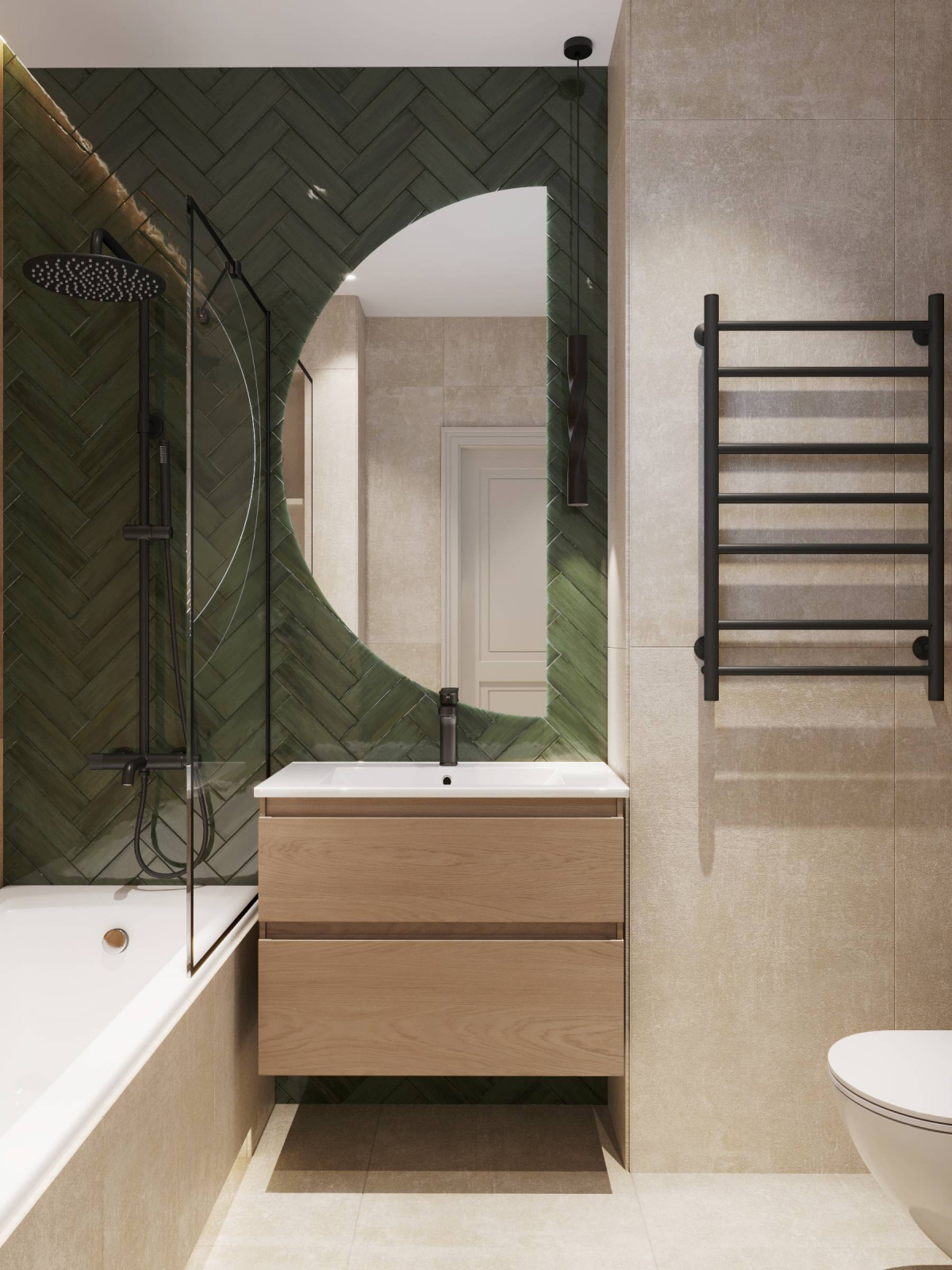 Однокомнатная квартира в современном стиле