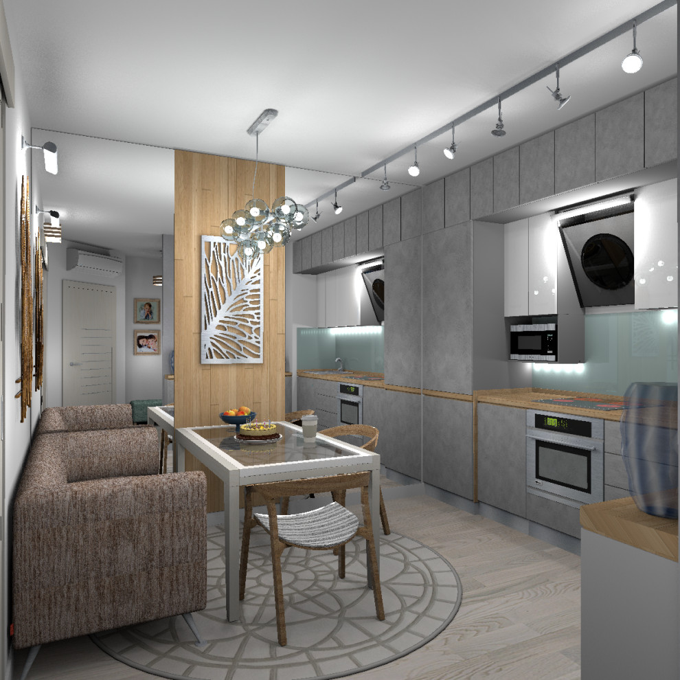 Перепланировка однокомнатной квартиры в Коммунарке для мамы с сыном