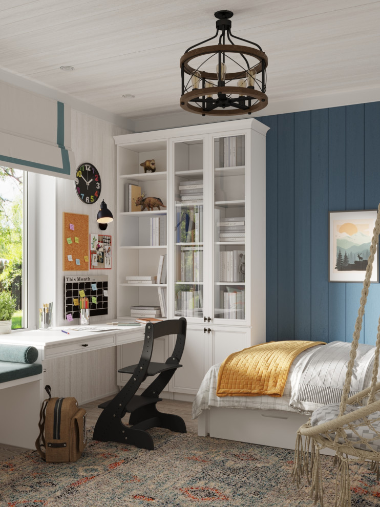 Обложка проекта: Детская для мальчика в загородном доме