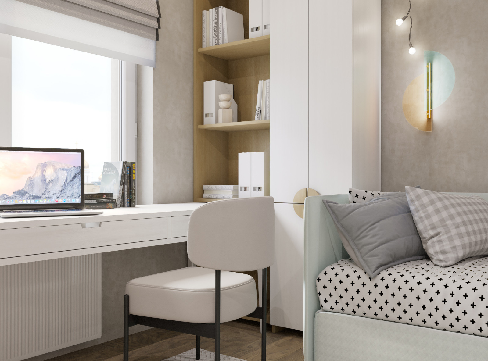 Квартира в современном стиле с элементами Лофт