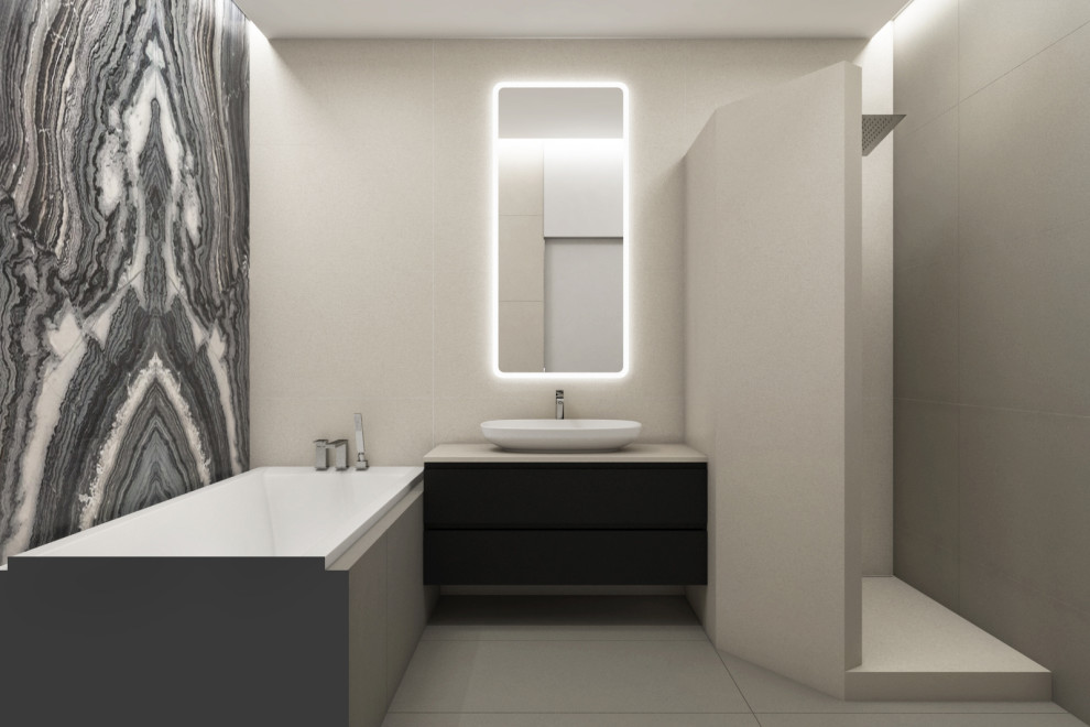 Оливковый в сером