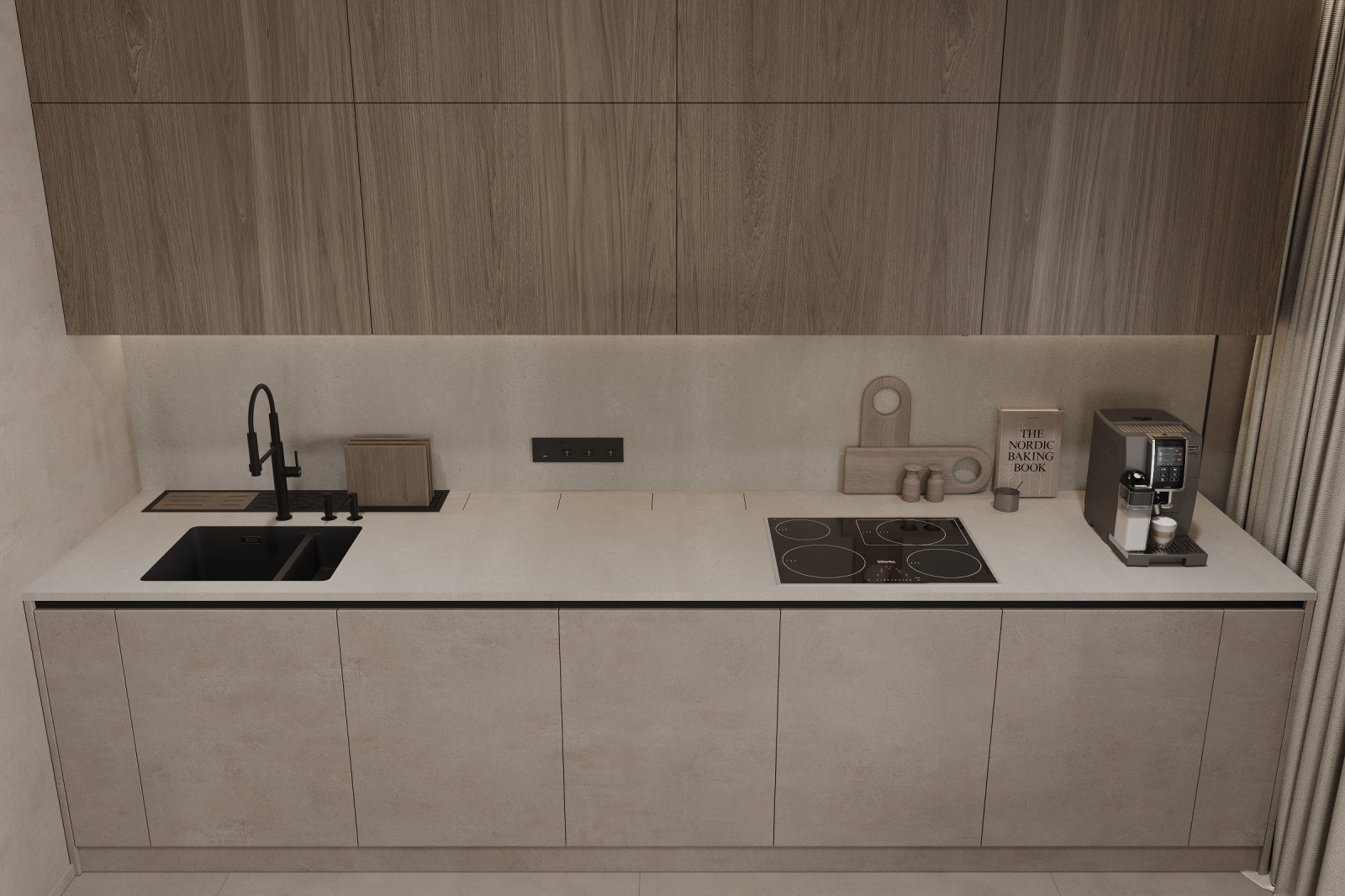 Дизайн квартиры 140м² в Красноярске, ЖК "Александровский"