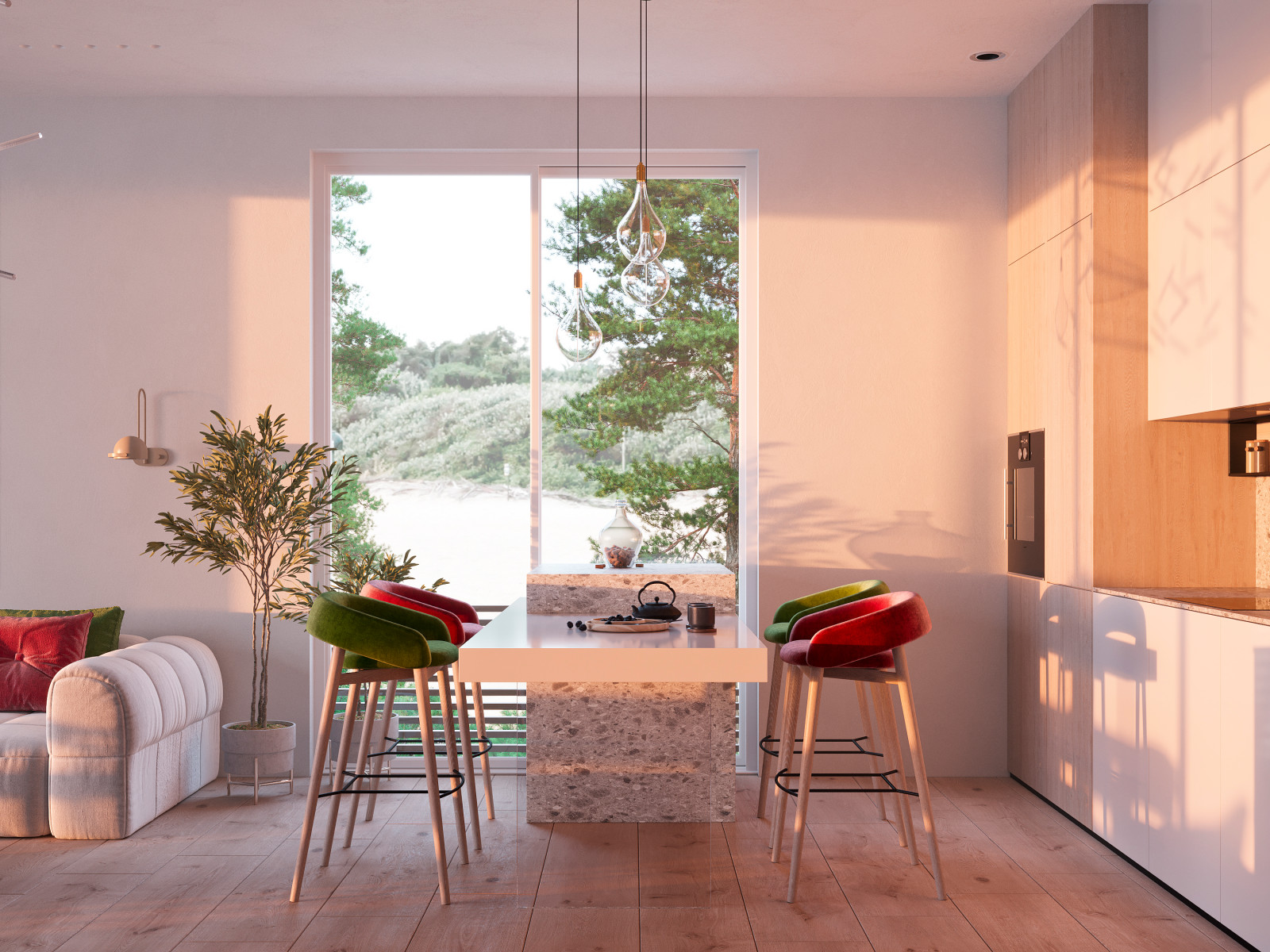 Кухня-гостиная