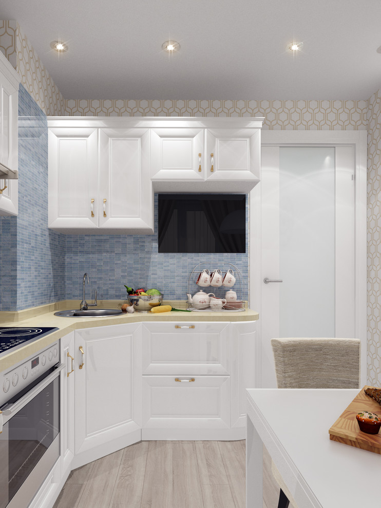 квартира в серо-голубых тонах
