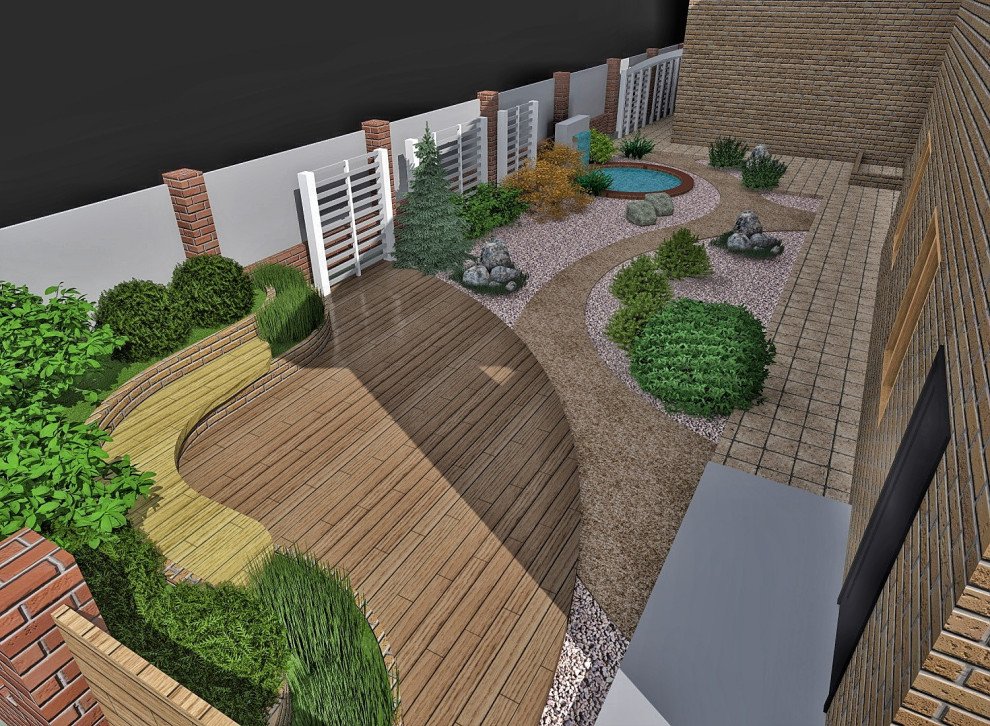 Ландшафтный дизайн в п. Ново-Разводная (Иркутск)