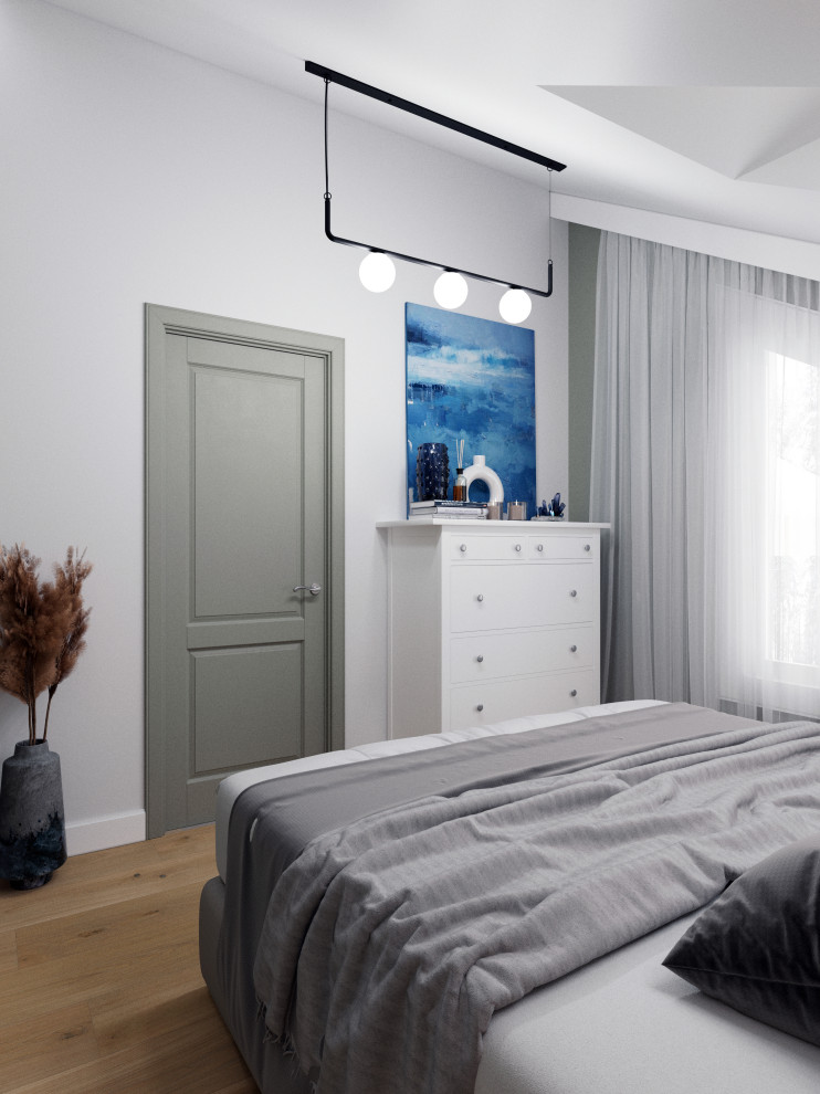 Дизайн проект каркасного дома в коттеджном поселке "Чайка", Московская область