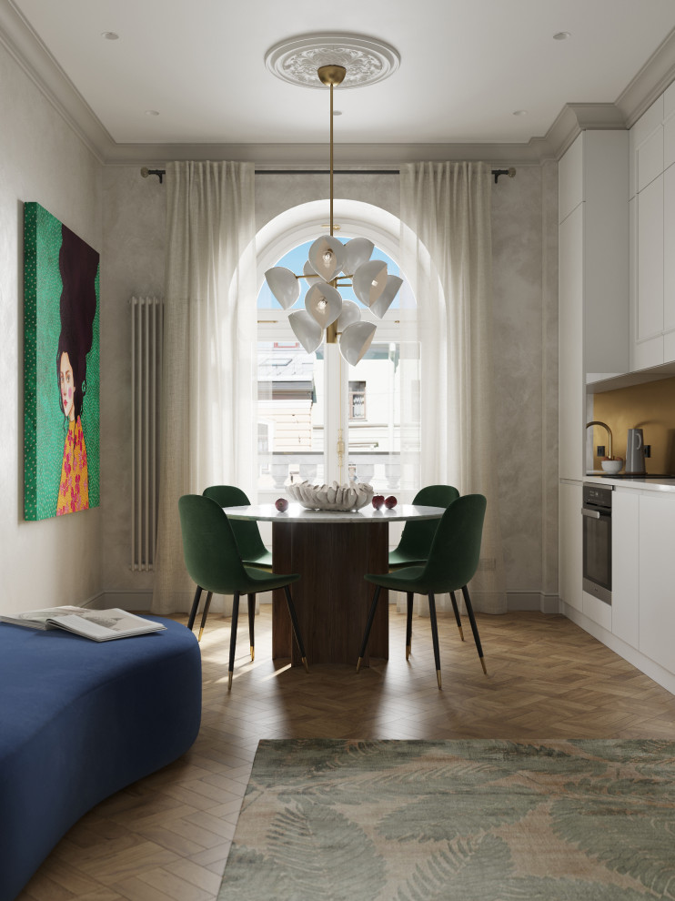 Дизайн-проект квартиры в старом фонде в Санкт-Петербурге