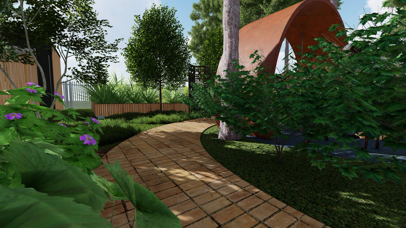 На поляне в лесу