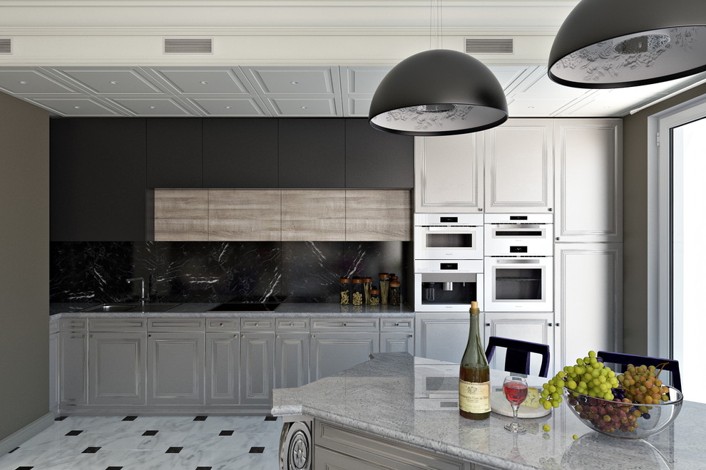 The apartment in a residential complex English Square in Moscow