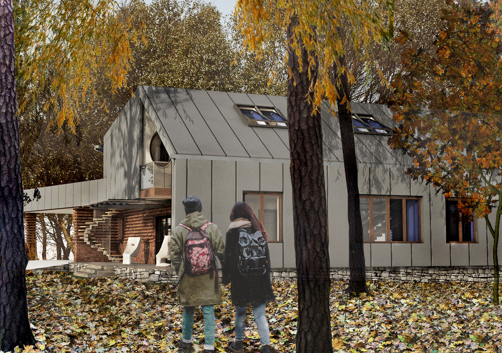 Эскизный проект индивидуального жилого дома в Велегож - парк 2 Тульской области