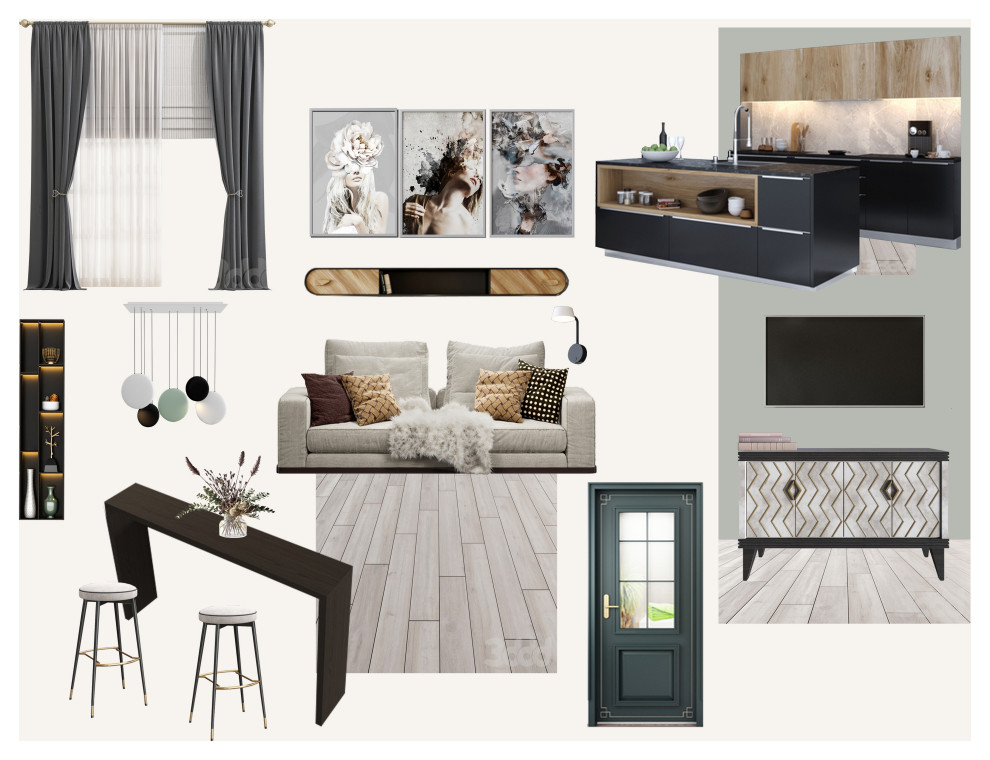 Однокомнатная квартира Фестиваль