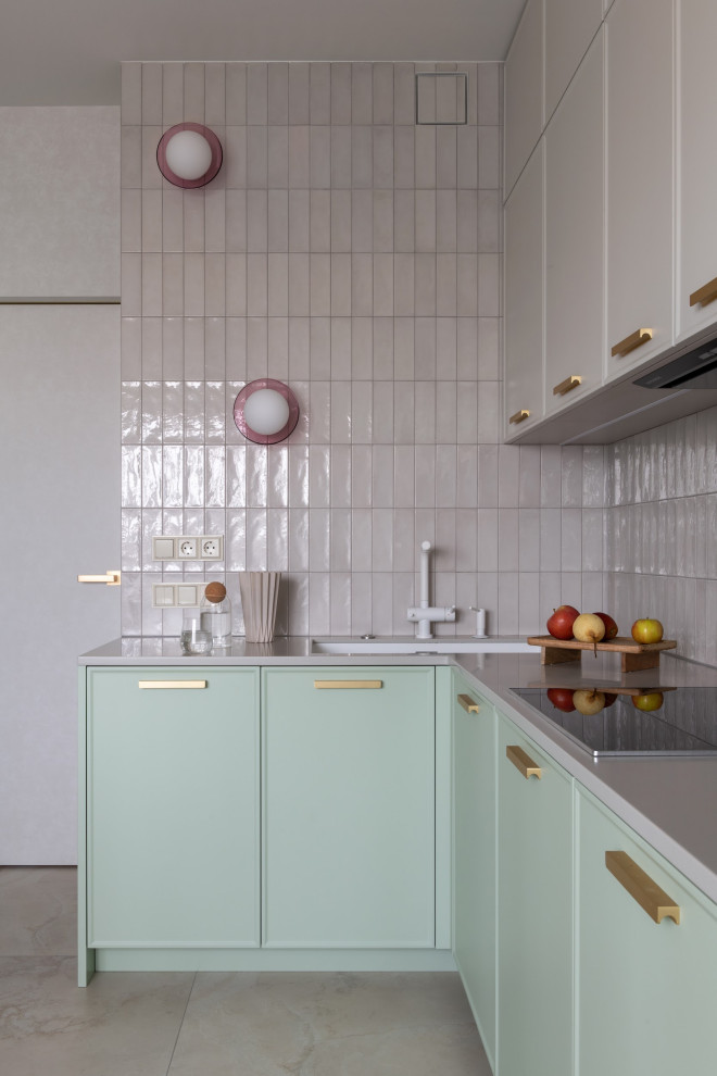 Реализованный проект квартиры "Фисташка"