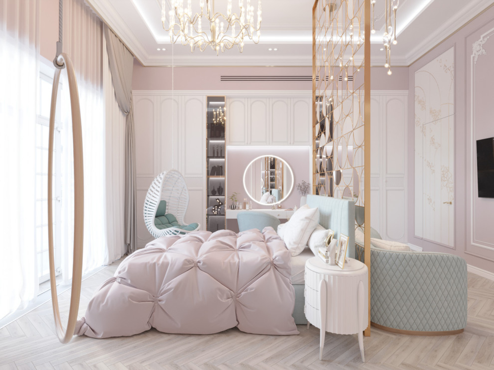 Большая детская с перегородкой