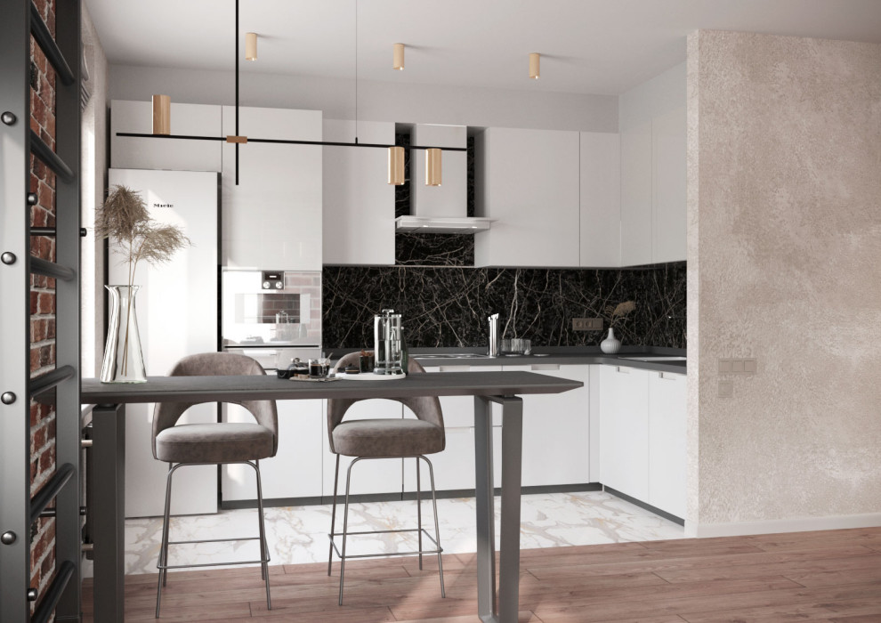 Обложка проекта: Дизайн интерьера двухкомнатной квартиры - ЖК Спутник