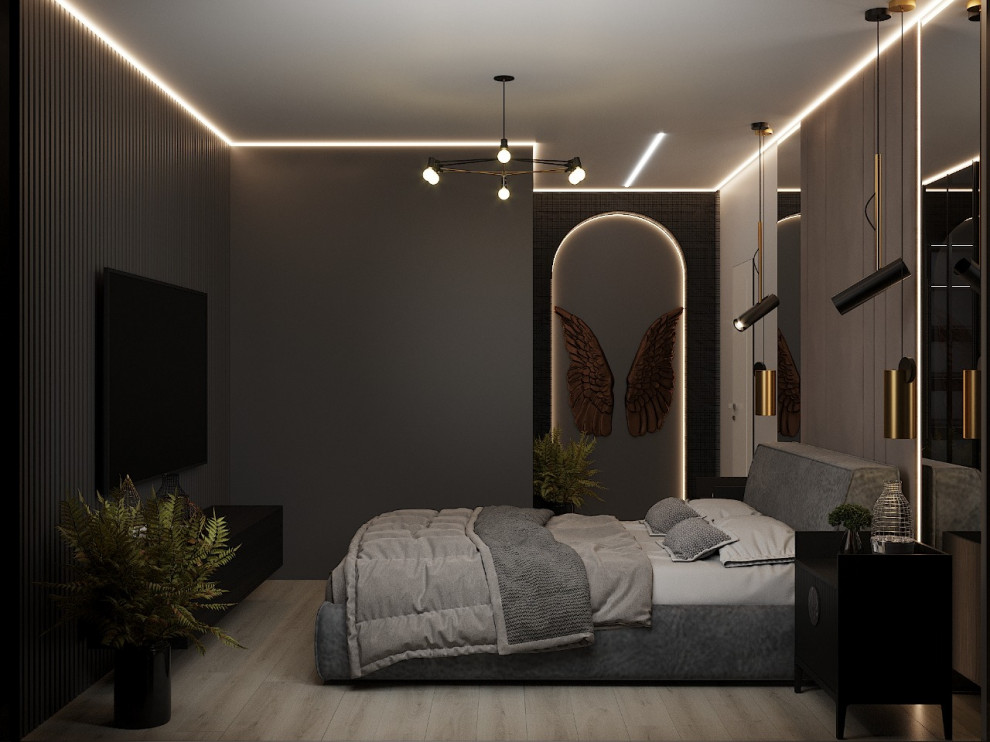 Обложка проекта: Квартира в темных тонах