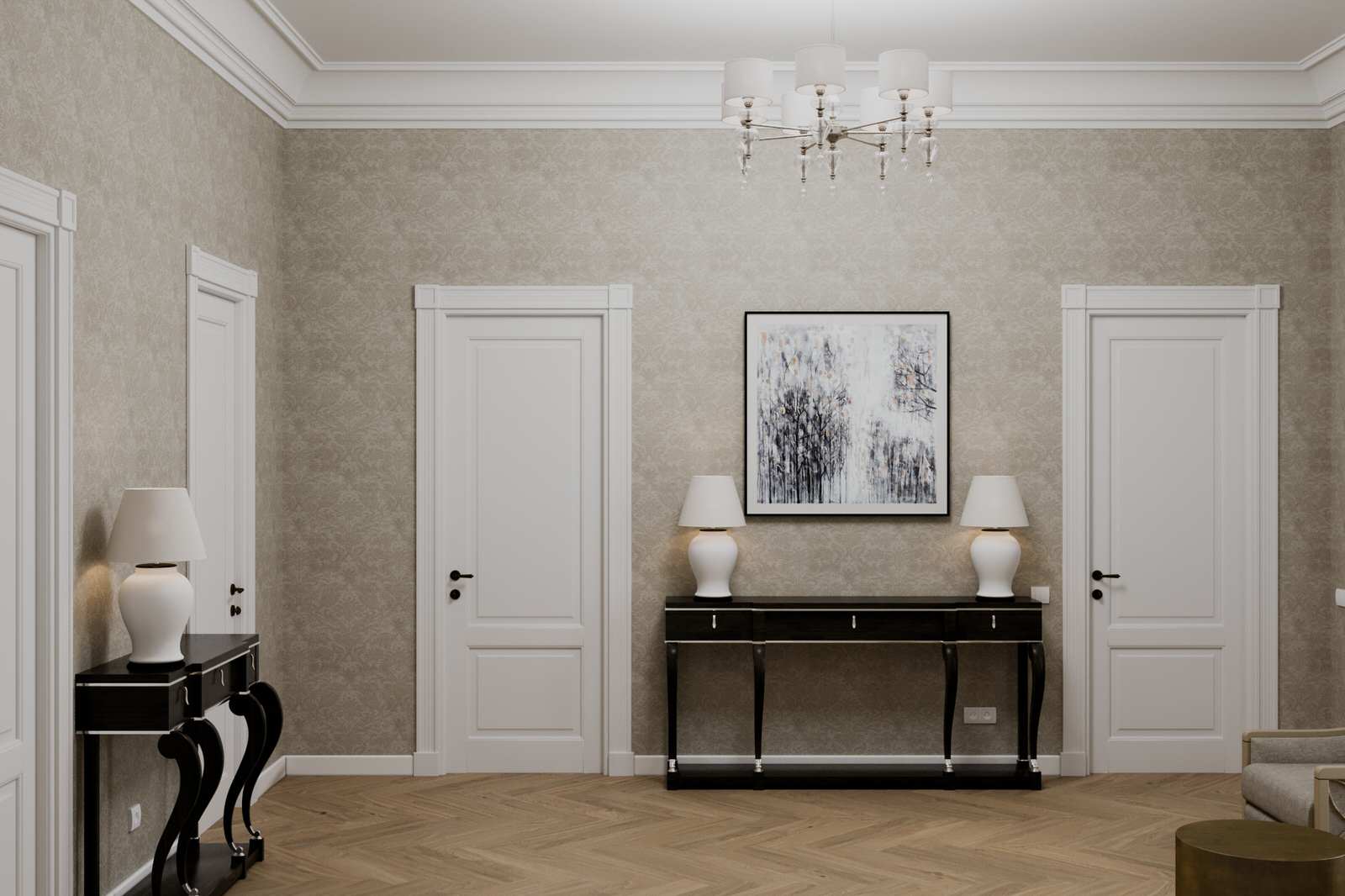 Интерьер частного дома, 500 кв.м.