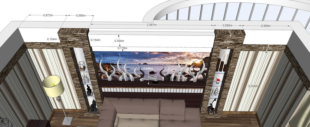 Дизайн интерьера квартиры (для семьи с одним ребенком)