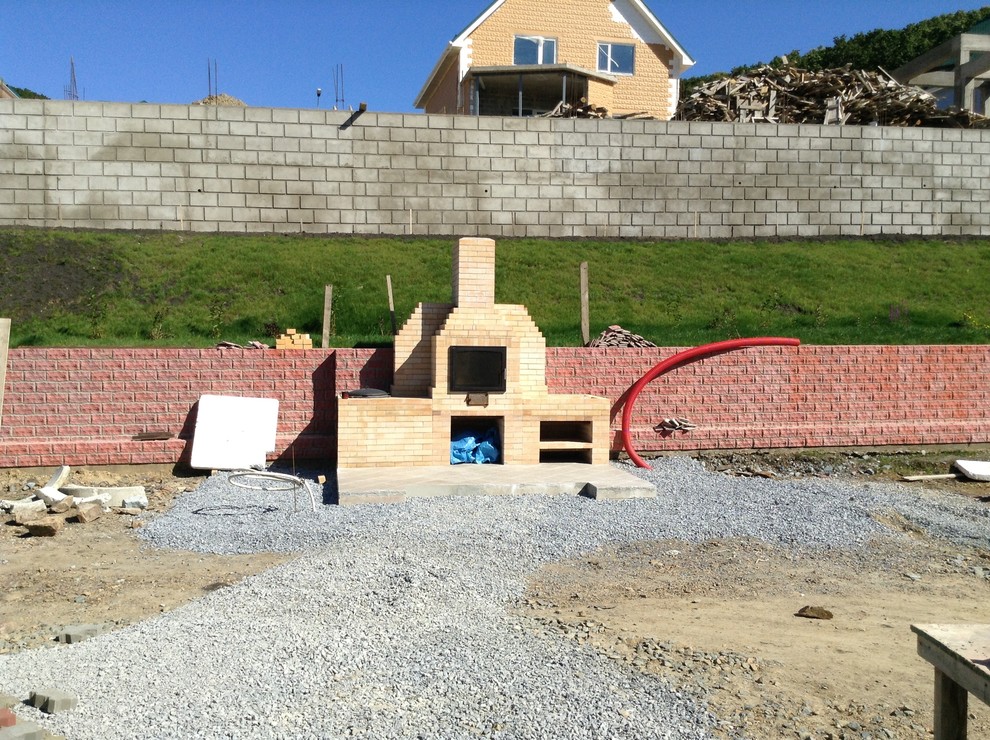 Уличный камин