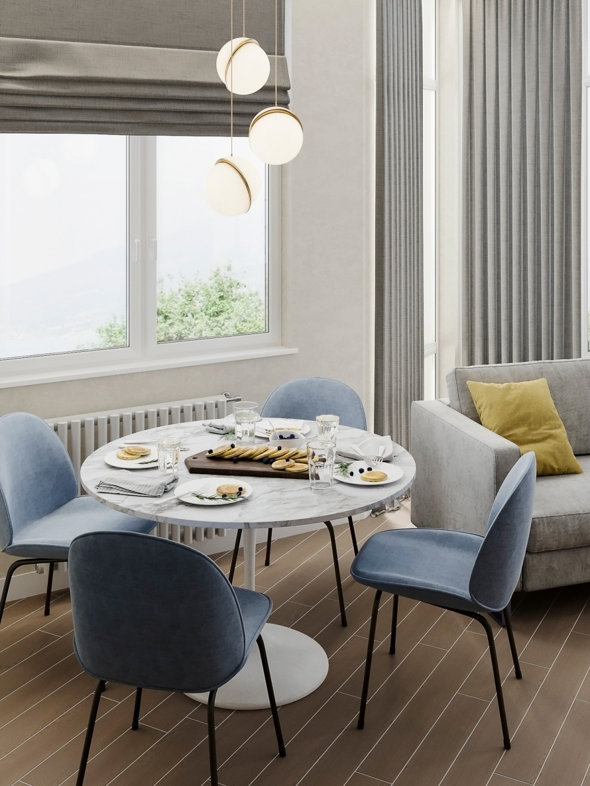 Визуализация обеденной зоны