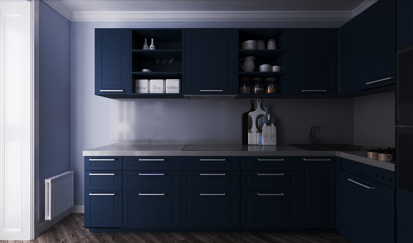 Обложка проекта: Проект "3D проект кухни-гостиной"