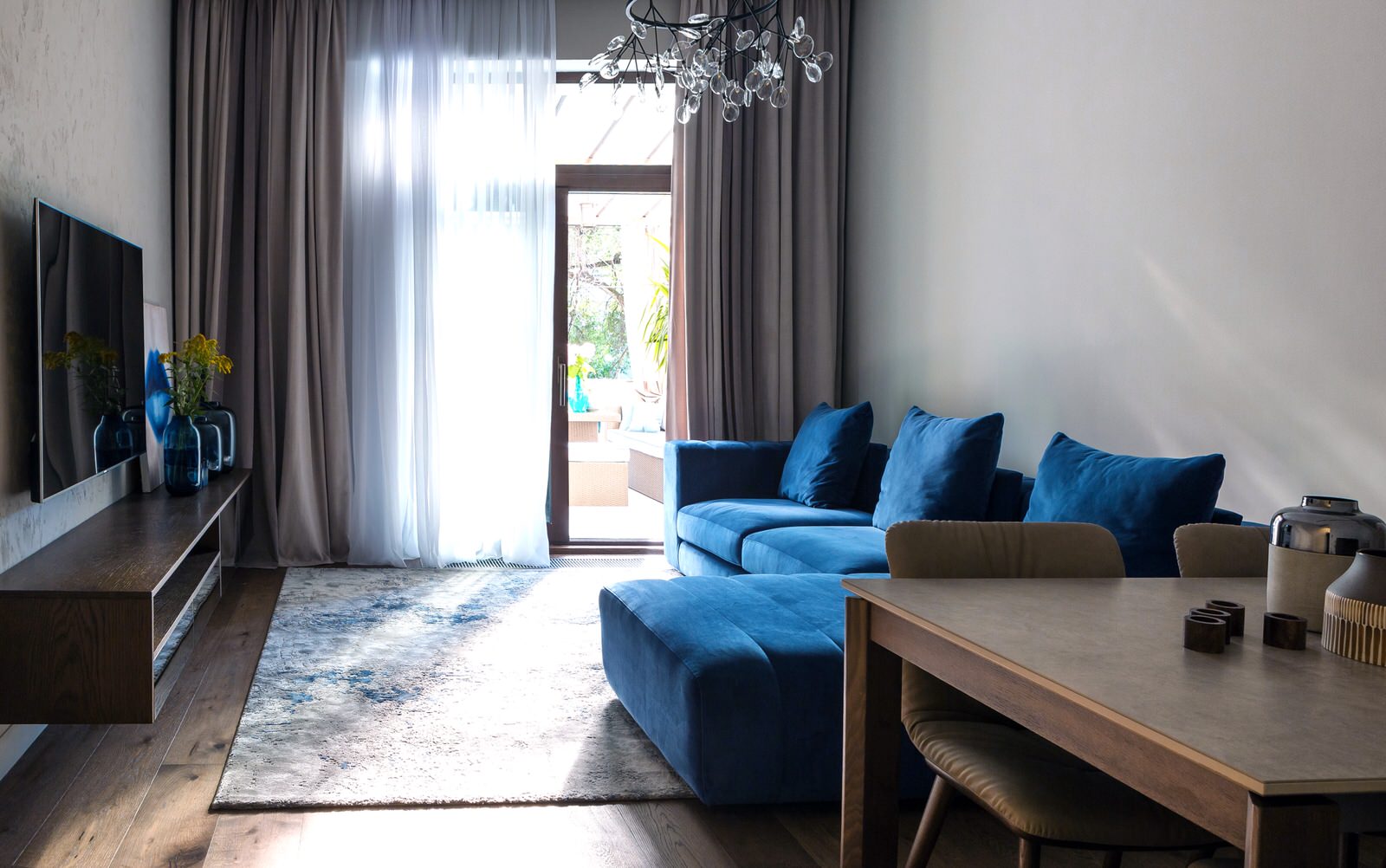 Сбалансированный интерьер для молодого мужчины