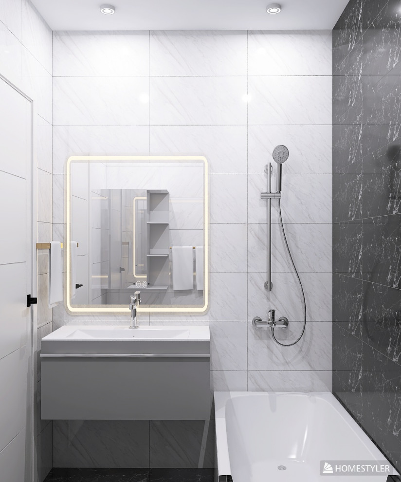 Обложка проекта: Однокомнатная квартира 43 м2