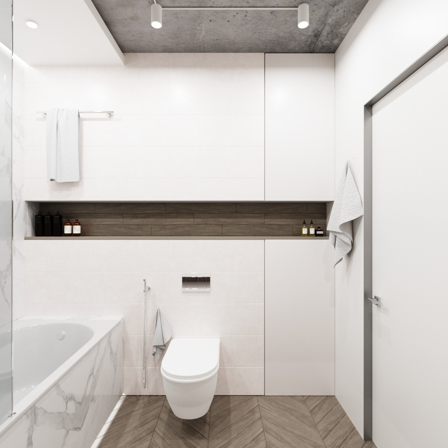 Бетон и мрамор