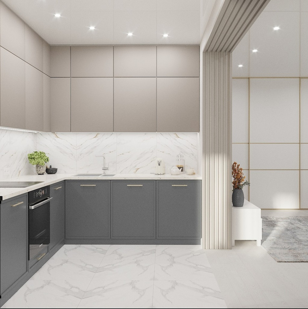 Дизайн кухни-гостиной