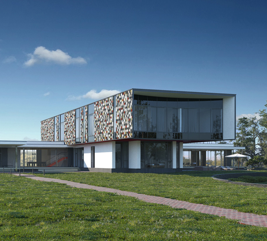 Обложка проекта: частная вилла на Волге