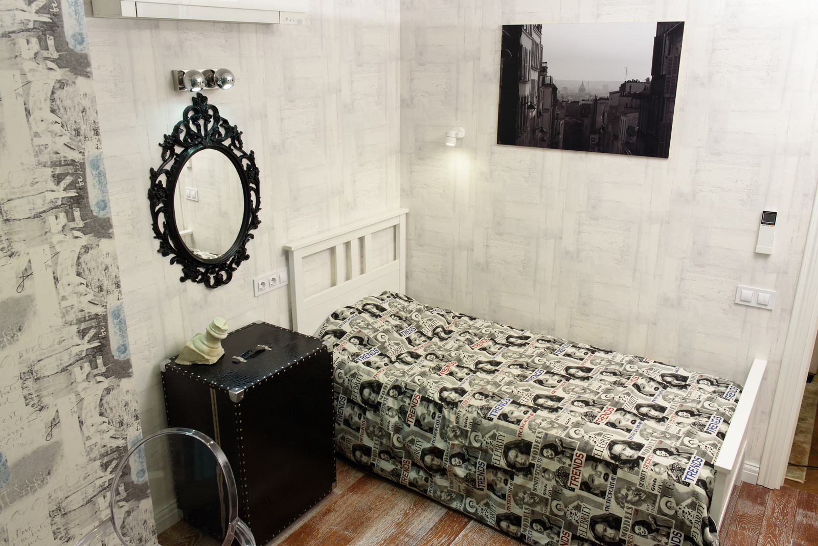 Лофт на высоте птичьего полета. Комната дочери