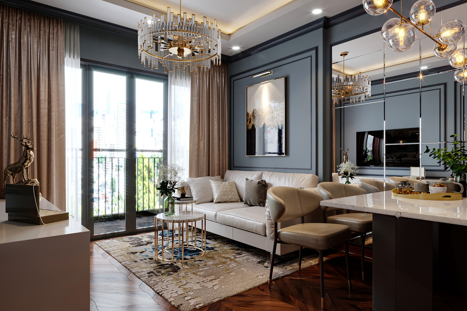 Трехкомнатная квартира в центре Санкт-Петербурга