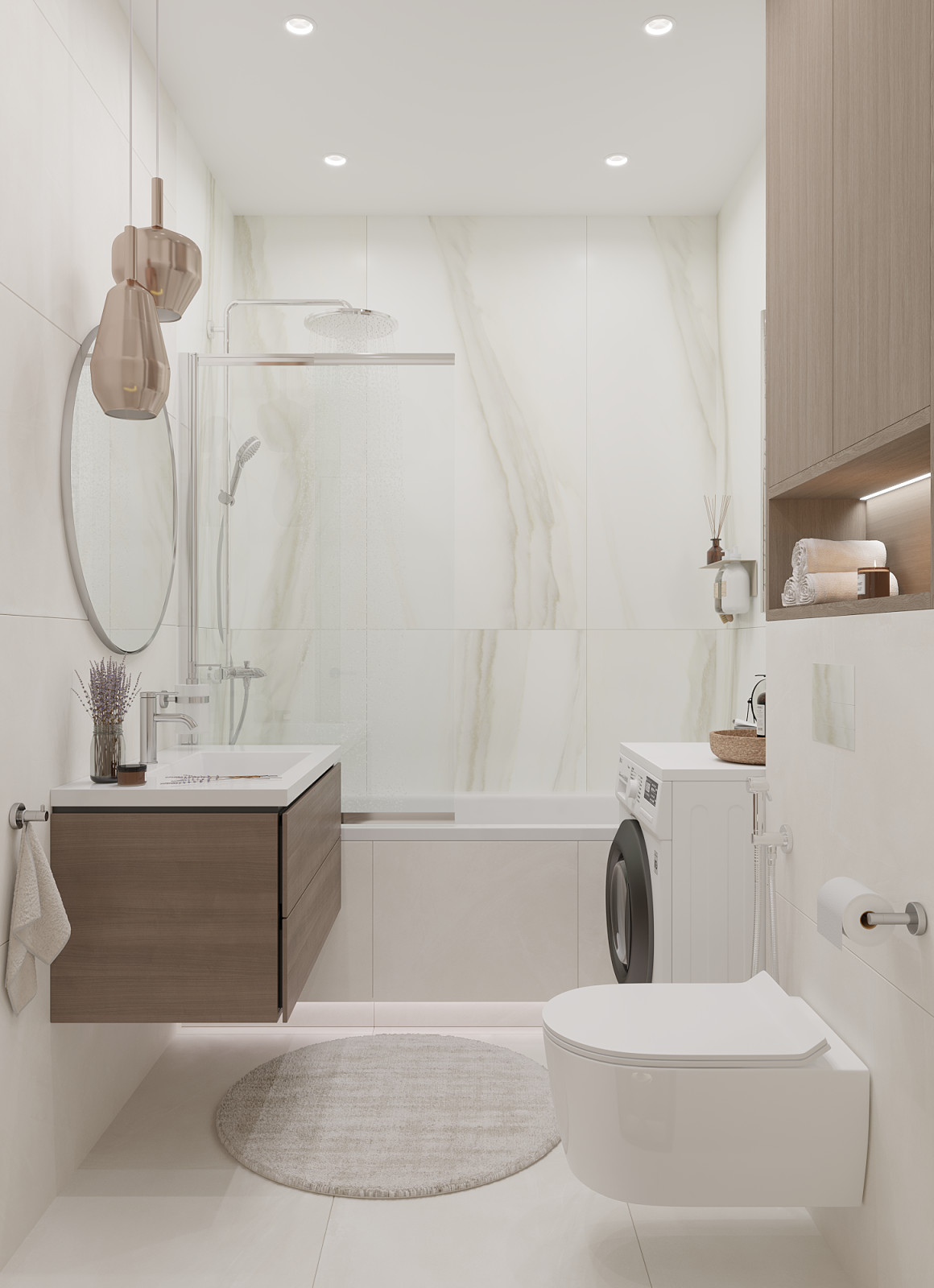 Санузел при мастер-спальне