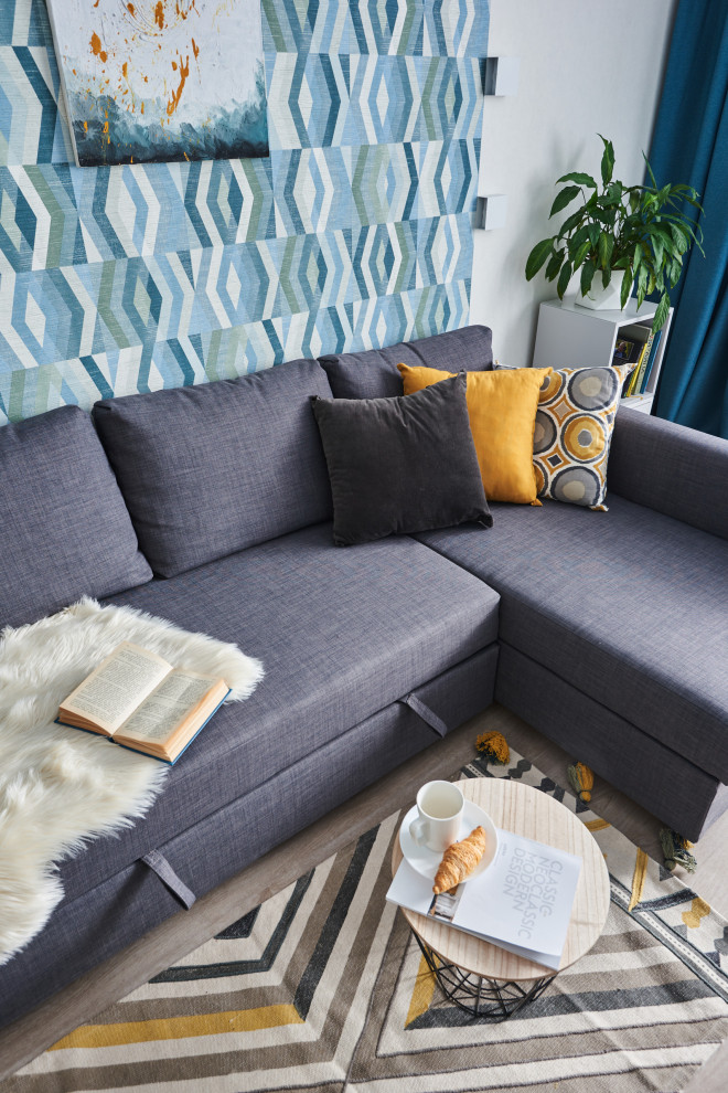 яркий и уютный интерьер на Заречной