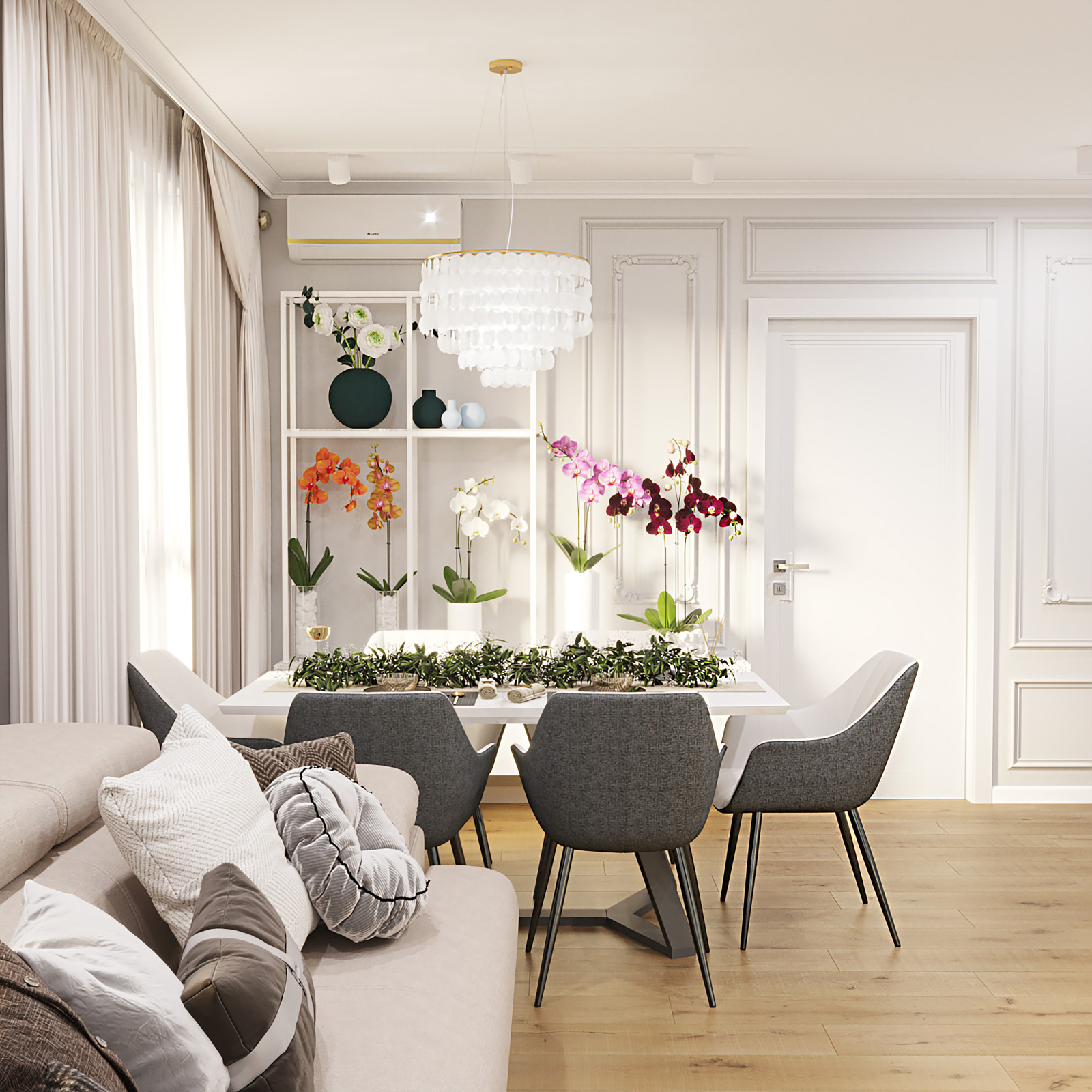 Дизайн-проект квартиры ЖК Поколения. S=78,3 м2