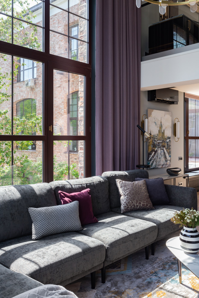 Стилизация двухуровневой квартиры в ЖК Loft Factory