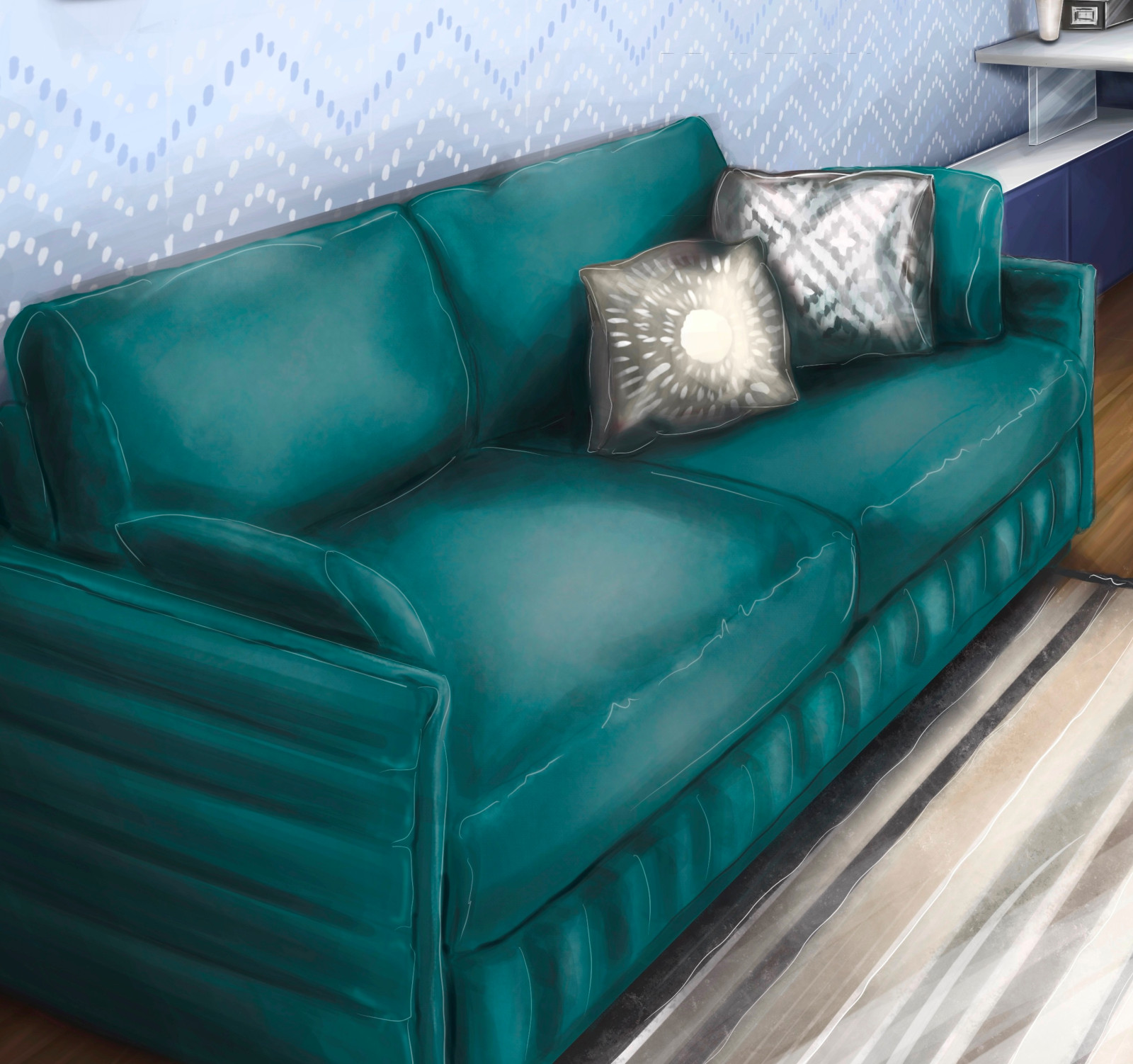 Та же детская через три года в новом цвете.