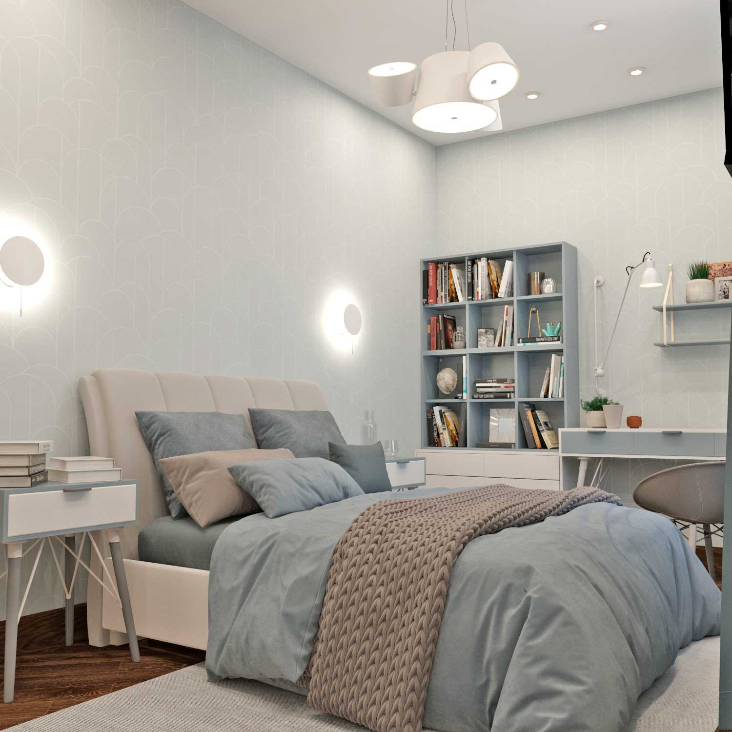 Дом в современном стиле (сканди+современный)