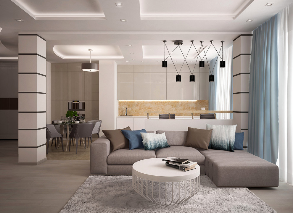 Изысканная простота. Дизайн квартиры в современном стиле.