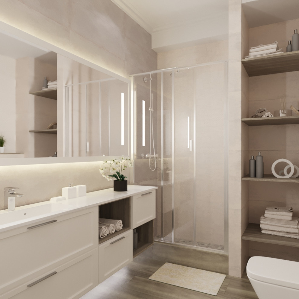 Дизайн проект квартиры 114 м2 в стиле "Неоклассика"