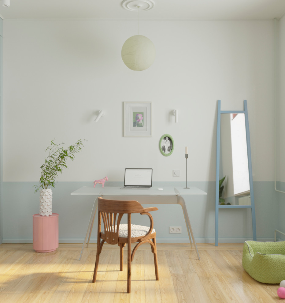 Спальная комната - зона кабинета