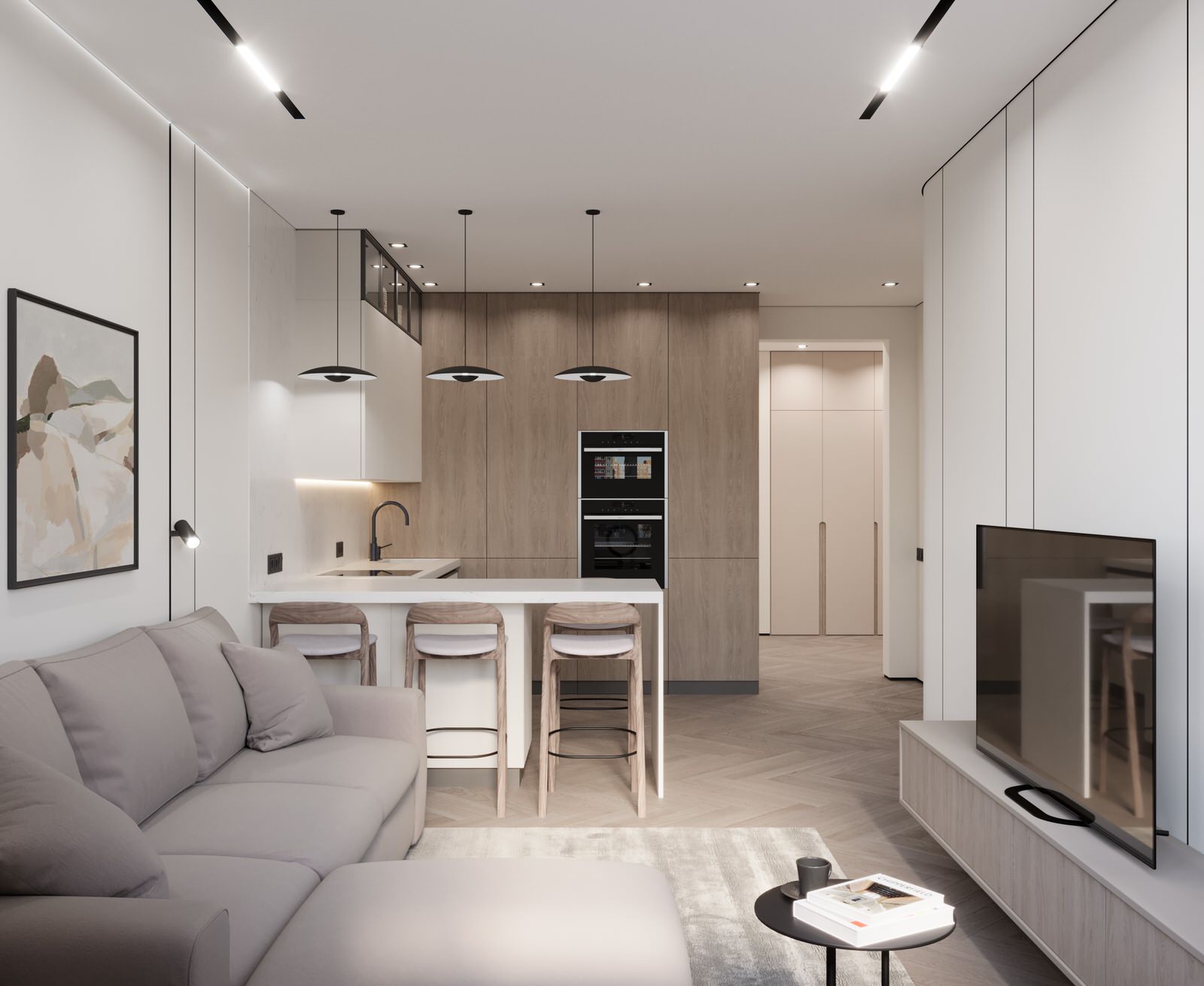 Квартира для пары в ЖК Семья