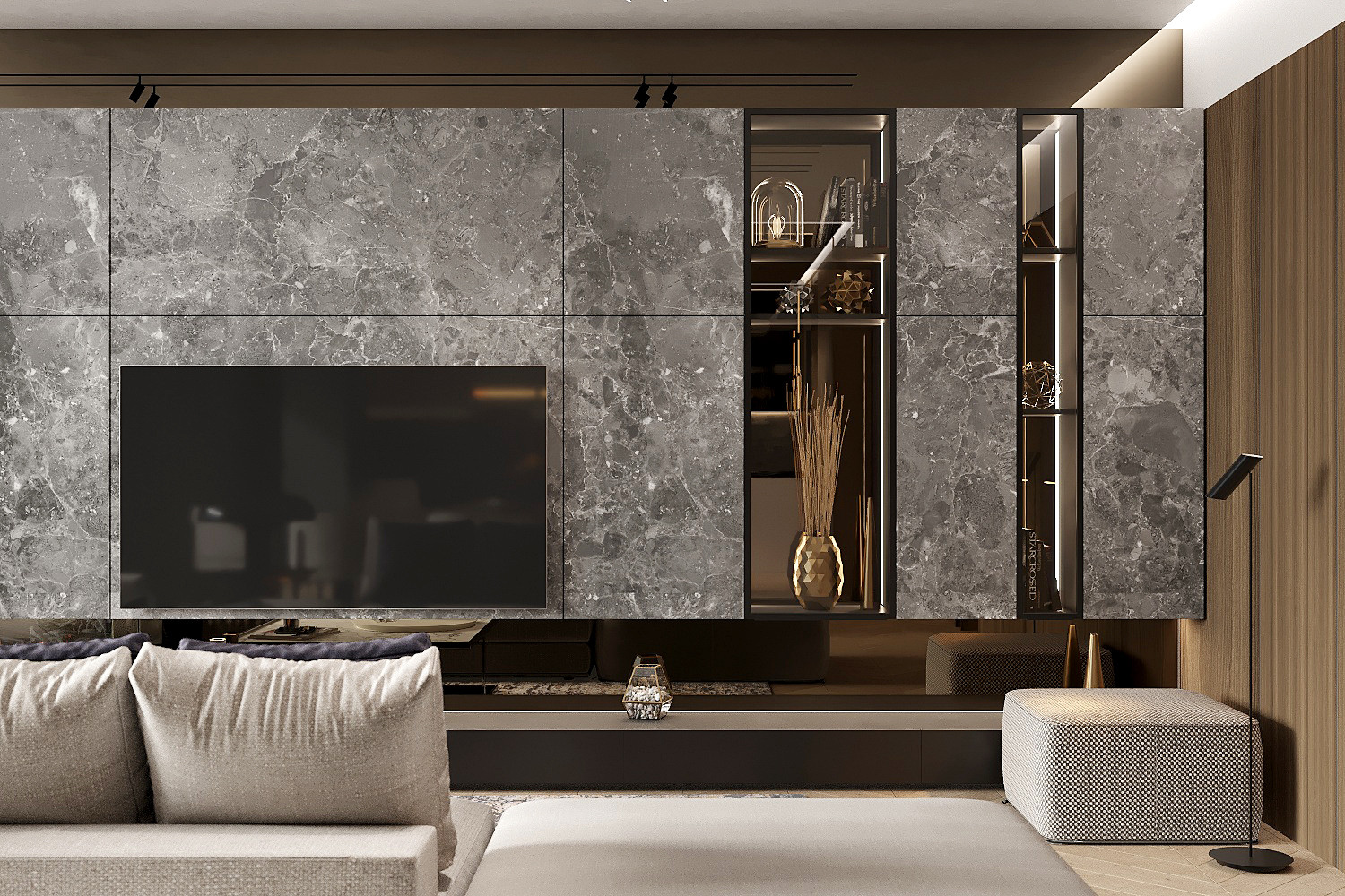 Интерьер квартиры г. Самара "Евроквартал" 180м2