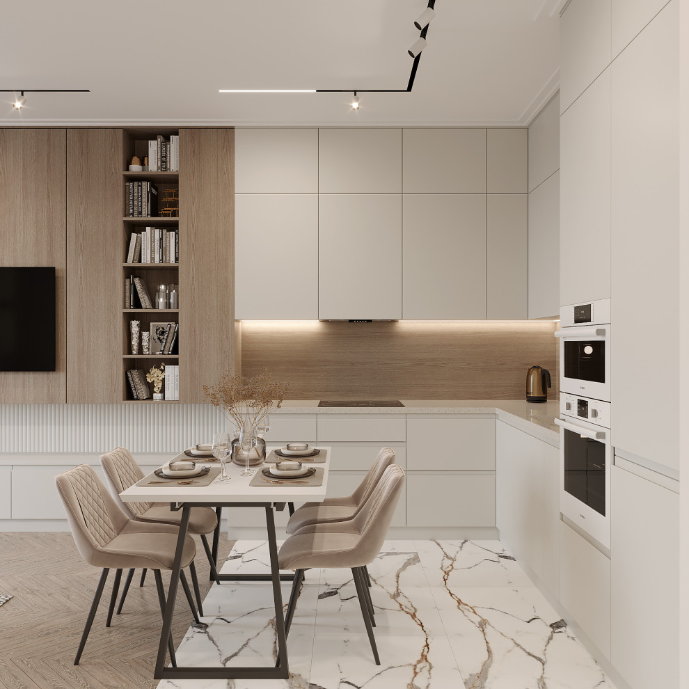 ЖК ФИЛИ-СИТИ. Кухня-гостиная.