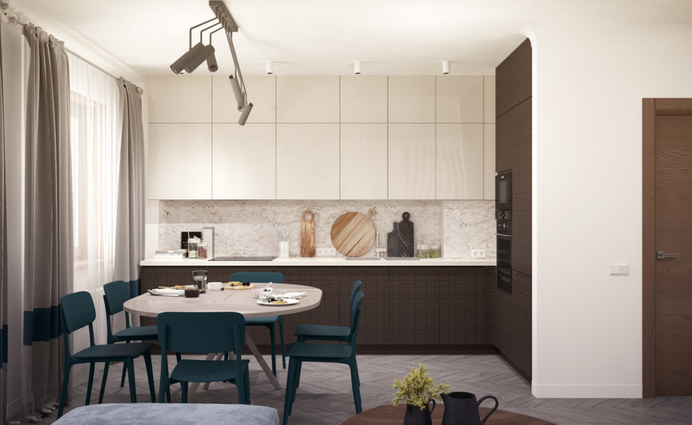 Кухня и столовая зона