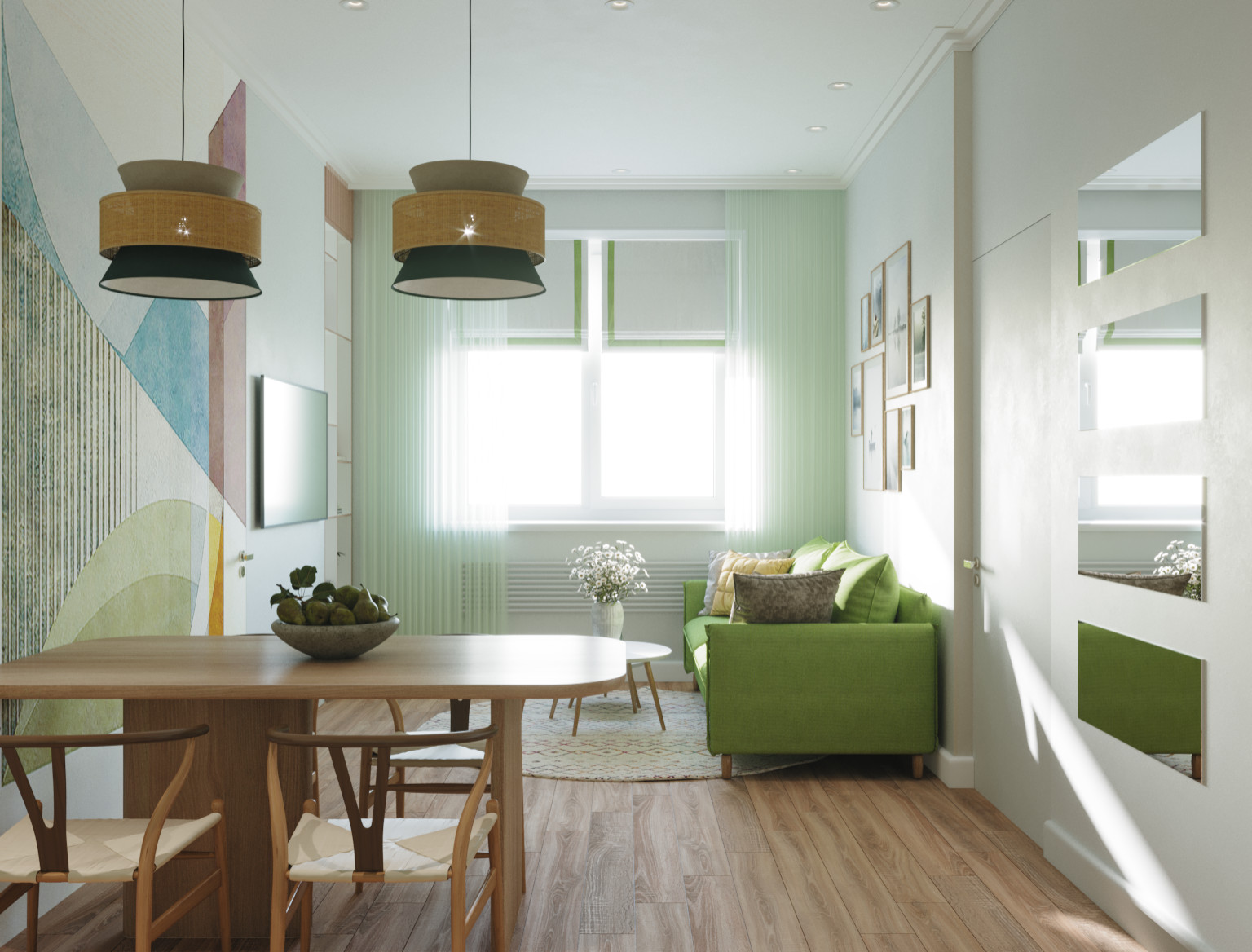 Пастельная геометрия