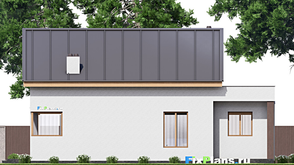 Проект двухэтажного дома 10х16 м S184м2 F-16298