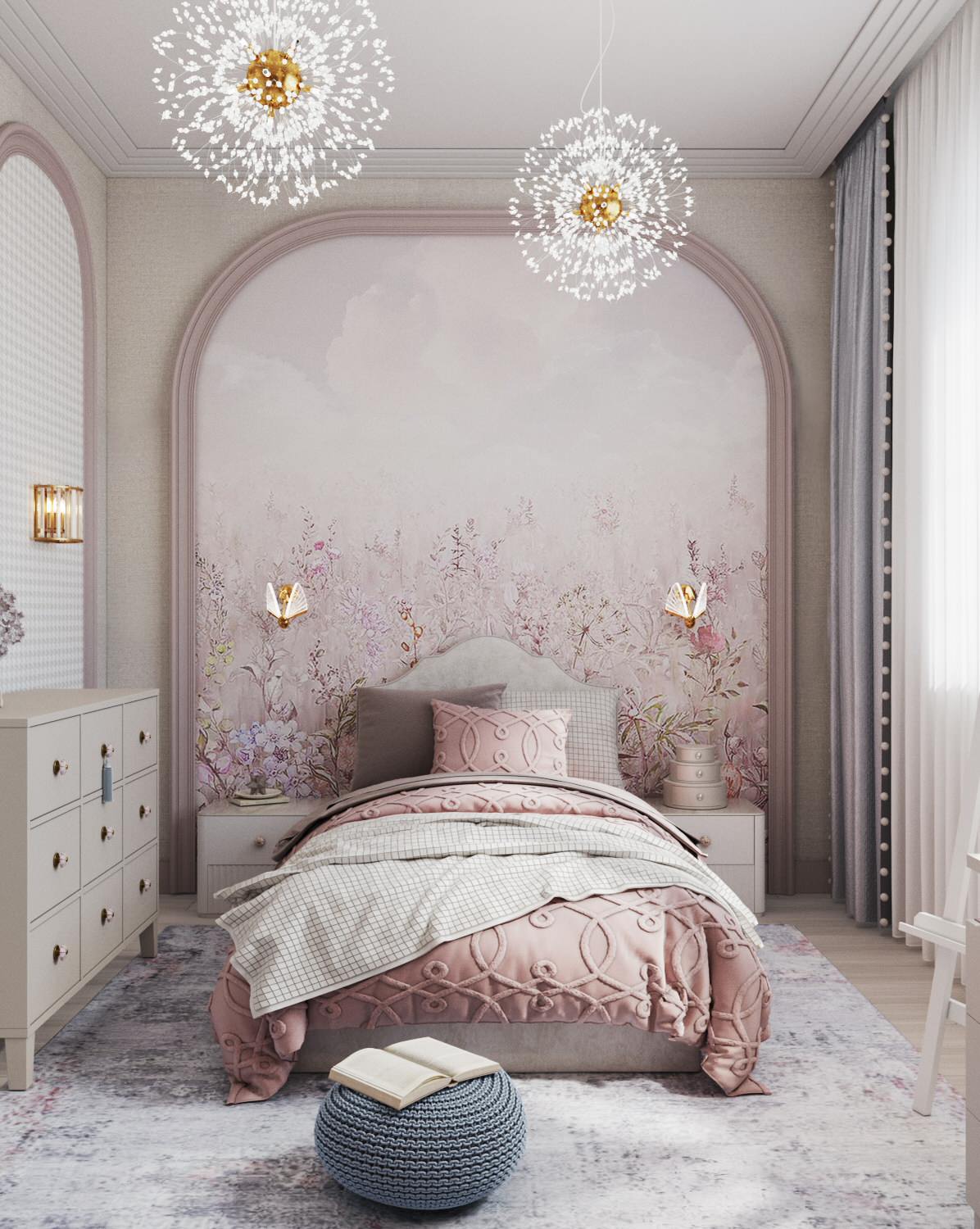 Обложка проекта: Нежная детская комната