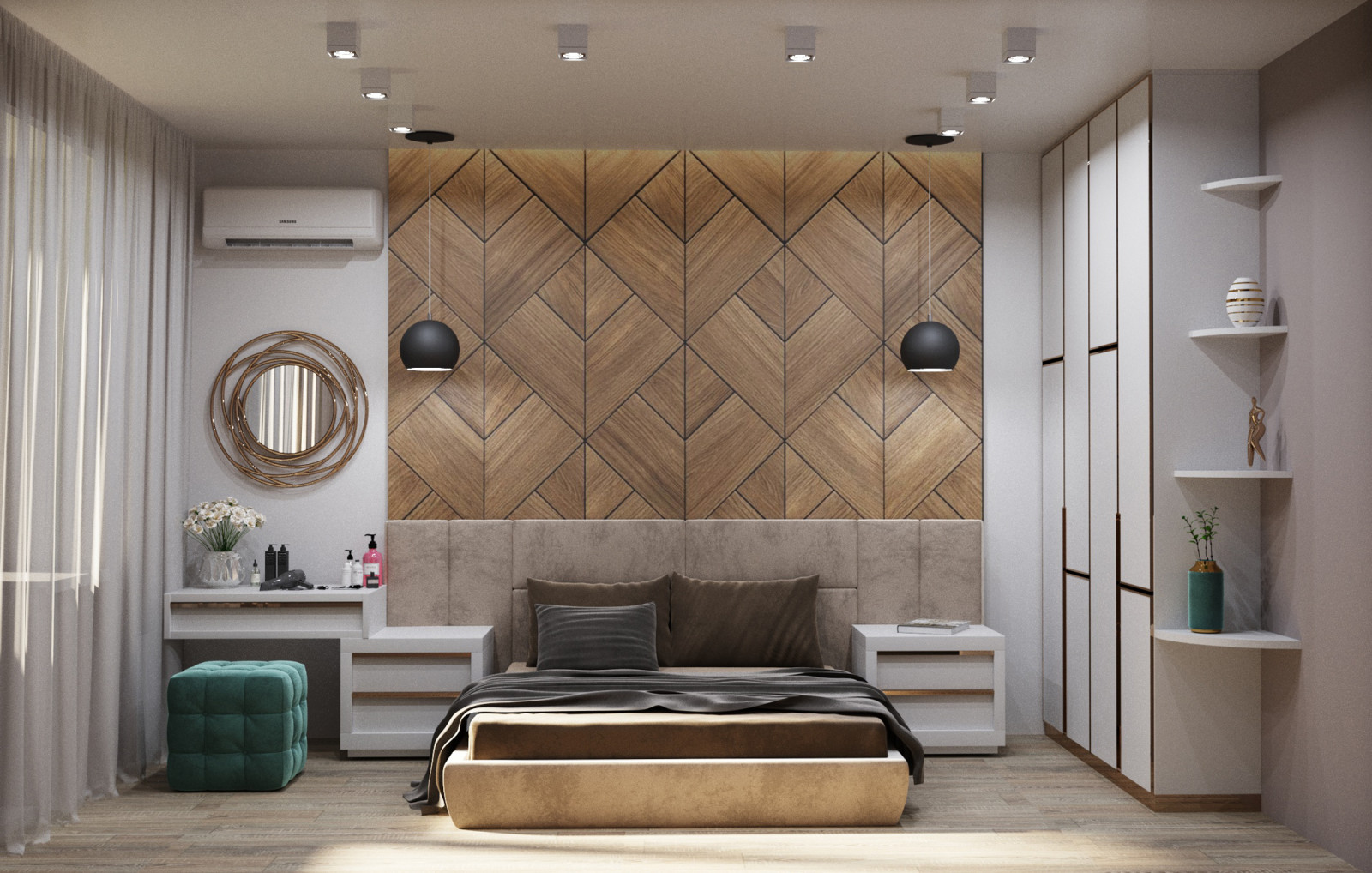 Дизайн-проект двухкомнатной квартиры в новостройке