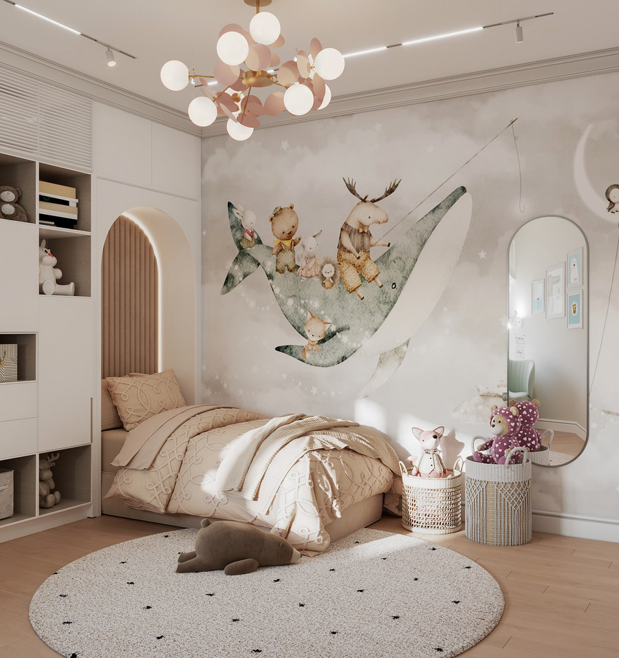 Дизайн-проект трехкомнатной квартиры в современном стиле