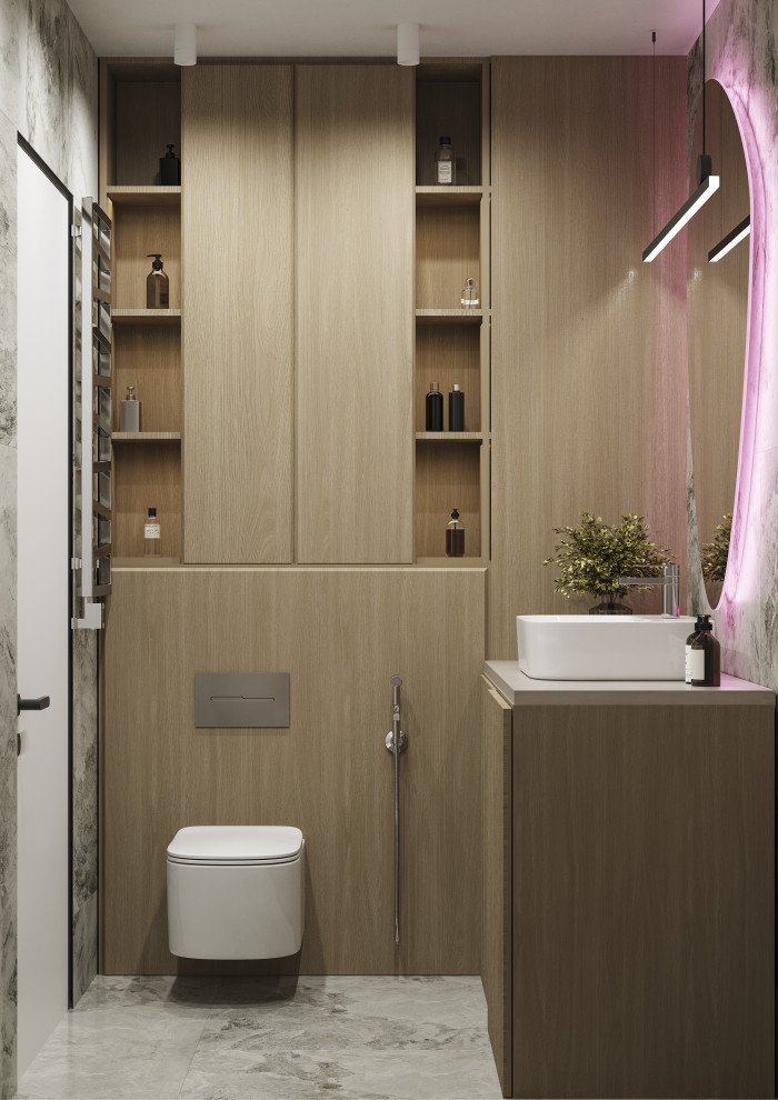 Дизайн-проект 1-комнатной квартиры Мегаполис-Парк